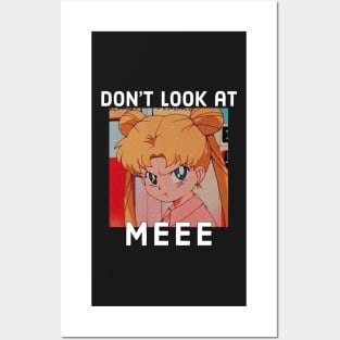 Don't Look At Me Retro Anime Posters and Art